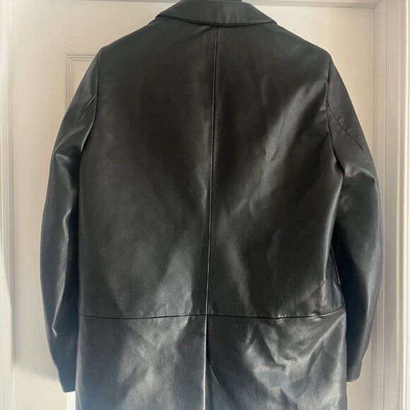 Zara Vegan Leather Blazer Orig. $99.90 - Picture 3 of 4